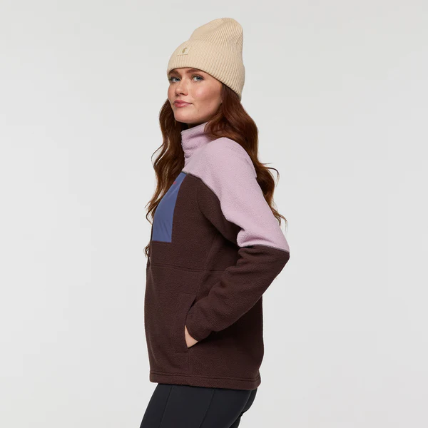 Abrazo Fleece Half-Zip Jacket - QUARTZ AND COFFEE - Image 3