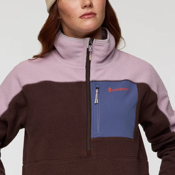 Abrazo Fleece Half-Zip Jacket - QUARTZ AND COFFEE - Image 5