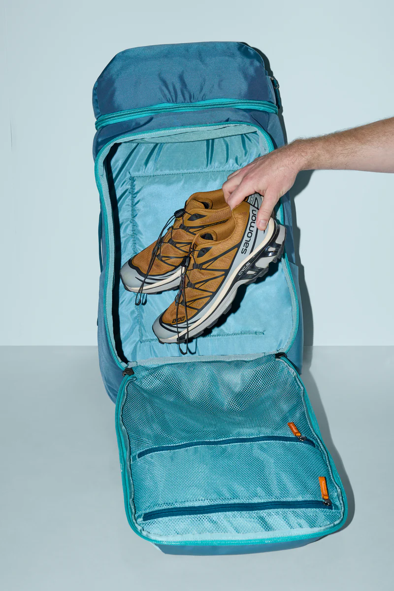 Allpa 50L Adventure Travel Pack - BLUE SPRUCE AND ABYSS - Image 4
