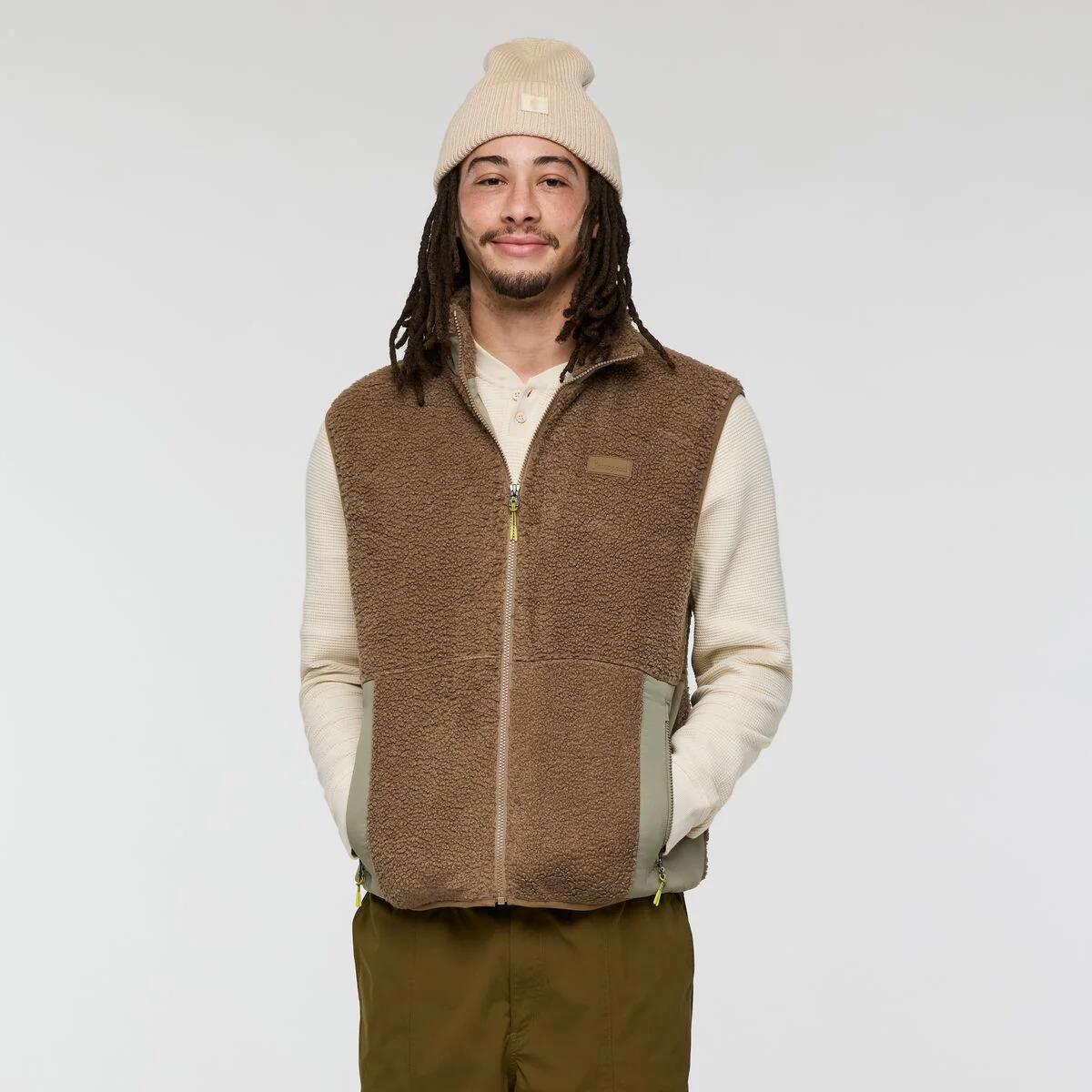 Bacano Fleece Vest - DUNE - Image 3