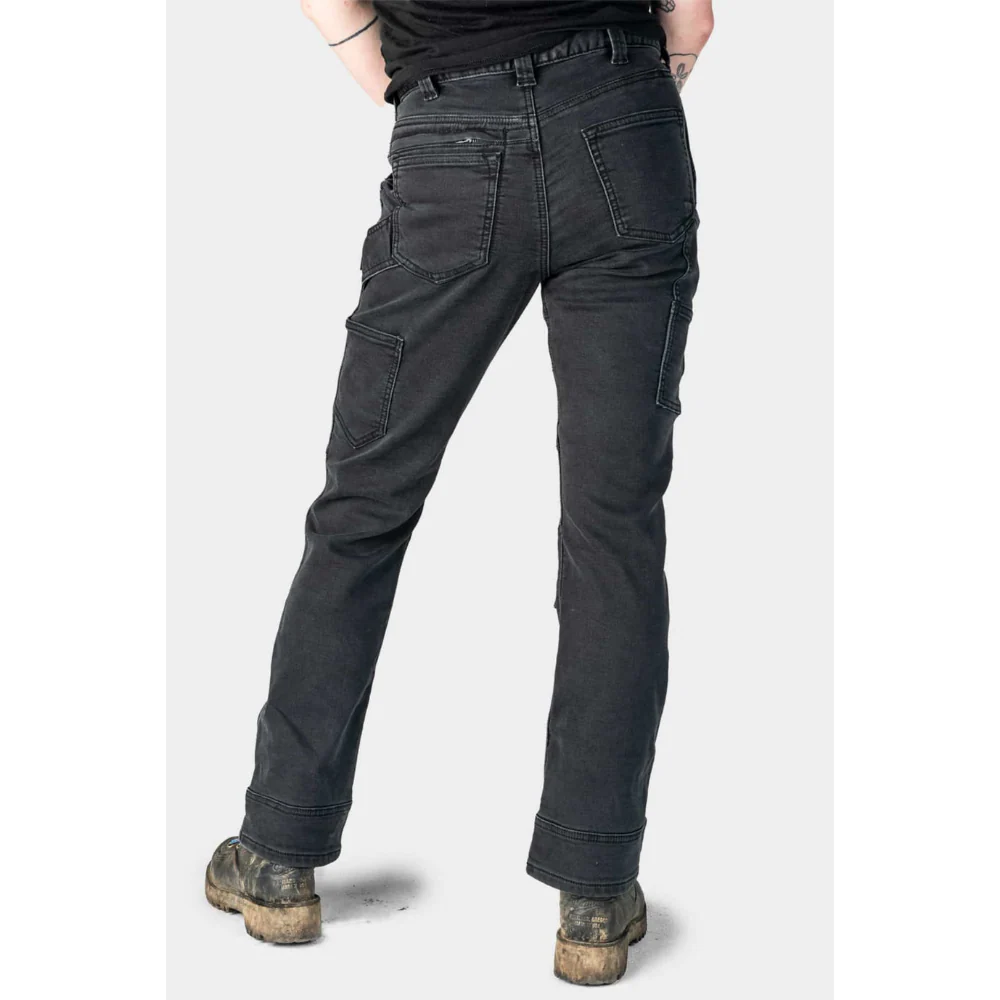 BRITT UTILITY 30"- BLACK THERMAL DENIM - Image 3