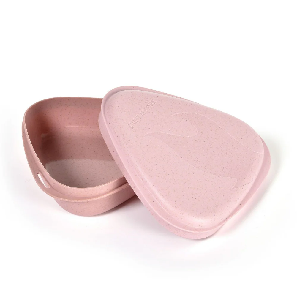 BULK BOWL N LID - DUSTY PINK