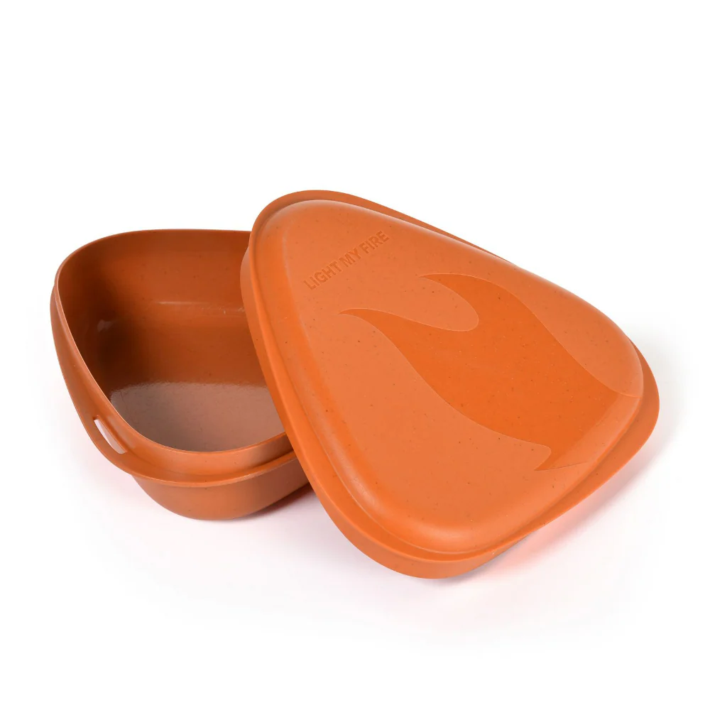 BULK BOWL N LID - RUSTY ORANGE