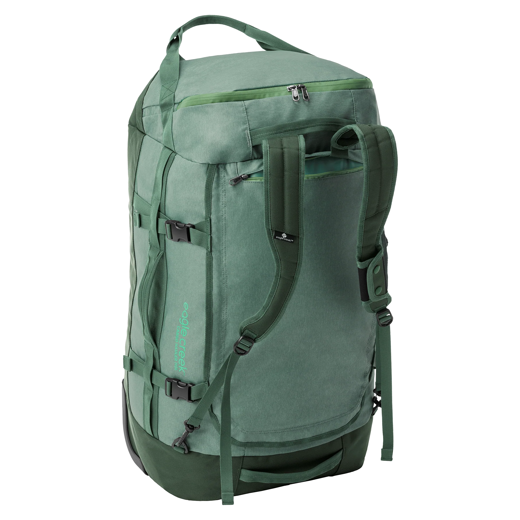 CARGO HAULER WHEELED DUFFEL 110L - DUCK GREEN - Image 2