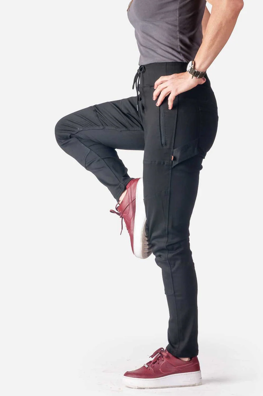 CHRISTA DIY 31" - BLACK DENIM - Image 3
