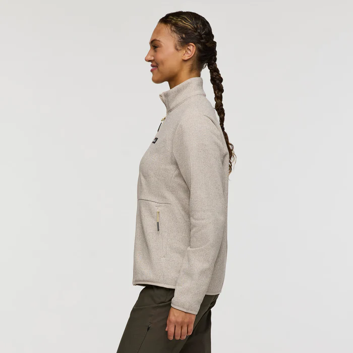 Envo Fleece Full-Zip Jacket - HEATHER CREAM - Image 6