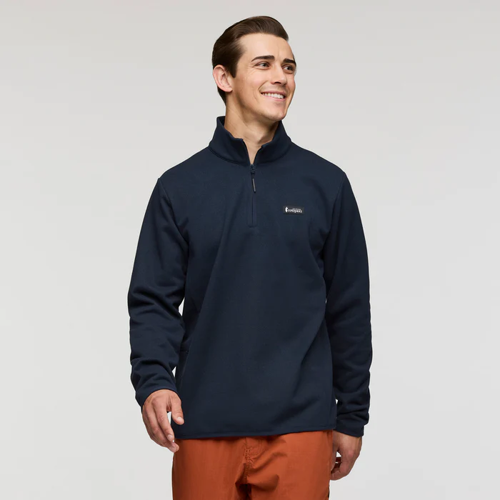 Envo Fleece Quarter-Zip Pullover - HEATHER CARBON