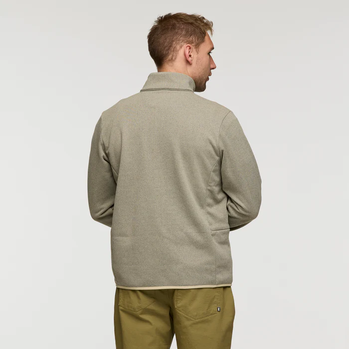 Envo Fleece Quarter-Zip Pullover - HEATHER PEBBLE - Image 4