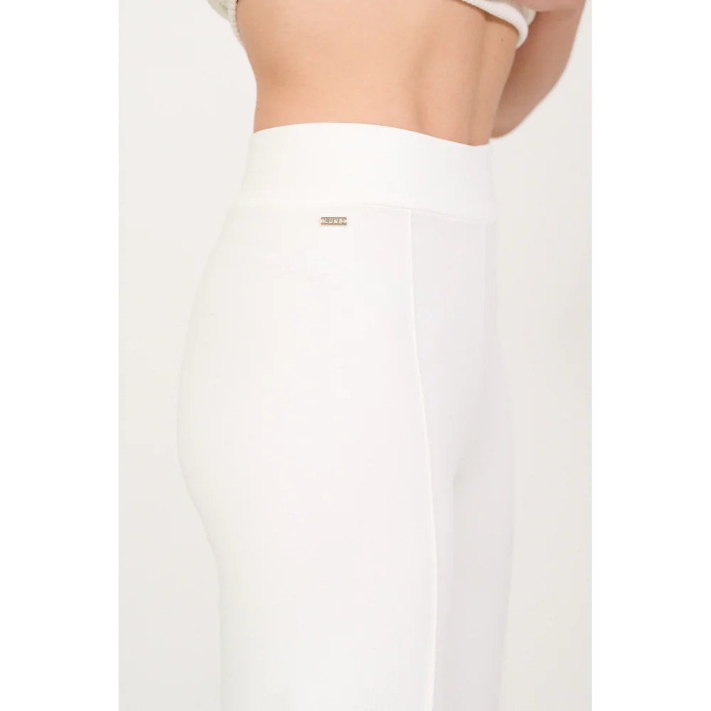 FOREST PINTUCK FLARE PANTS - MARSHMELLOW - Image 4