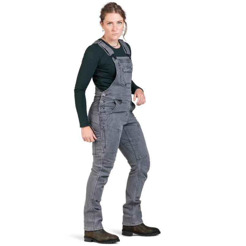 FRESHLEY DROPSEAT 28" - GREY THERMAL DENIM - Image 2