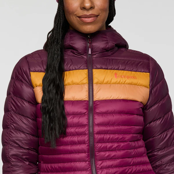 Fuego Down Hooded Jacket - BLACKBERRY AND JAM - Image 5