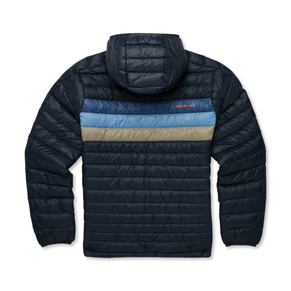 Fuego Down Hooded Jacket - CARBON STRIPES - Image 2