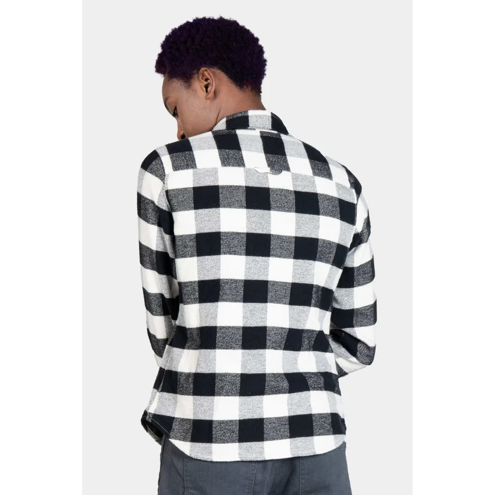 GIVENS WORK SHIRT - CREAM / BLACK BUFFALO CHECK - Image 3