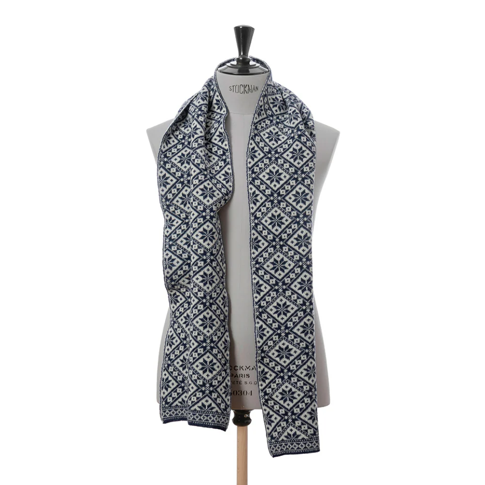 GRACE SCARF - NAVY - Image 2