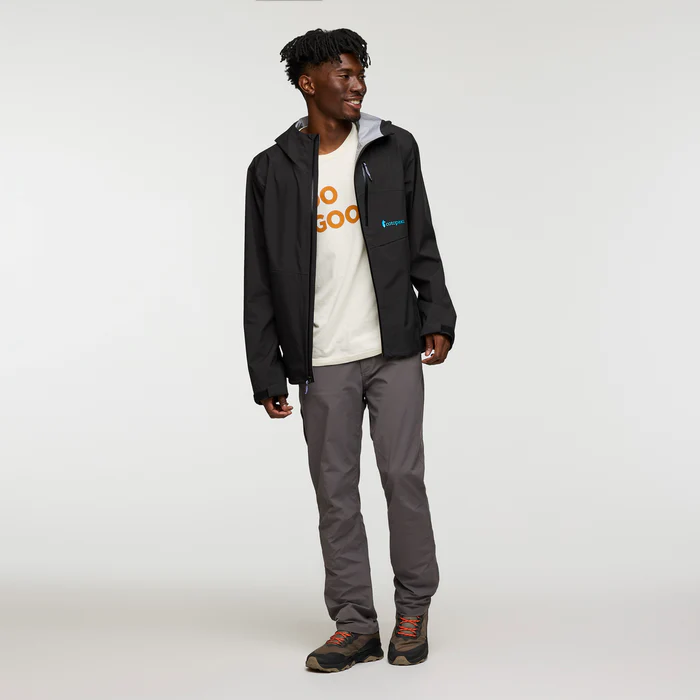 Impermeo 3L Hooded Shell Jacket - COTOPAXI BLACK - Image 2