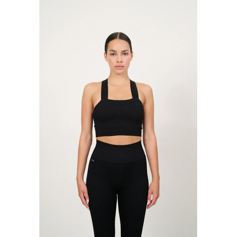 LUNA SCULPT LIGHT SUPPORT RIB BRA - BLACK