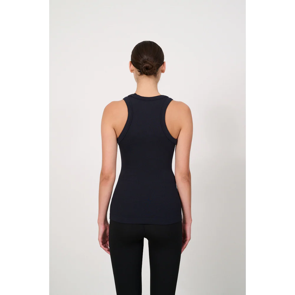 MAIA MICROMODAL SOFT RIB TANK - BLACK - Image 3