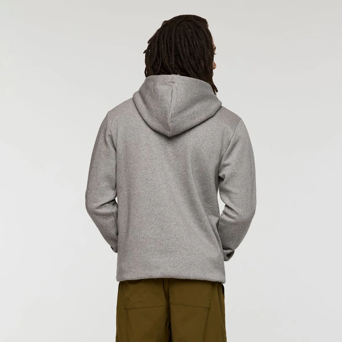Melting Sunset Pullover Hoodie - HEATHER GREY - Image 5