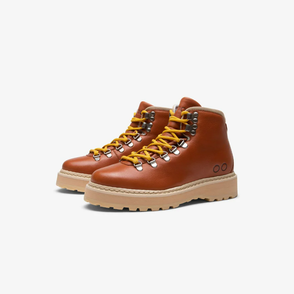 MENS HIKING CORE LEATHER LINING - BROWN GRAINED LEATHER - Image 2