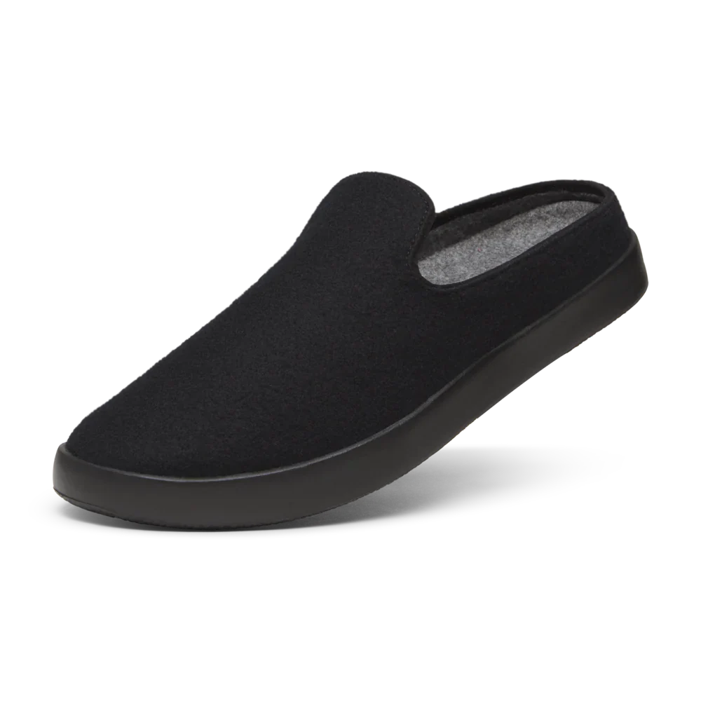 MENS WOOL LOUNGER MULE - NTRL BLCK (NTRL BLCK) - Image 2
