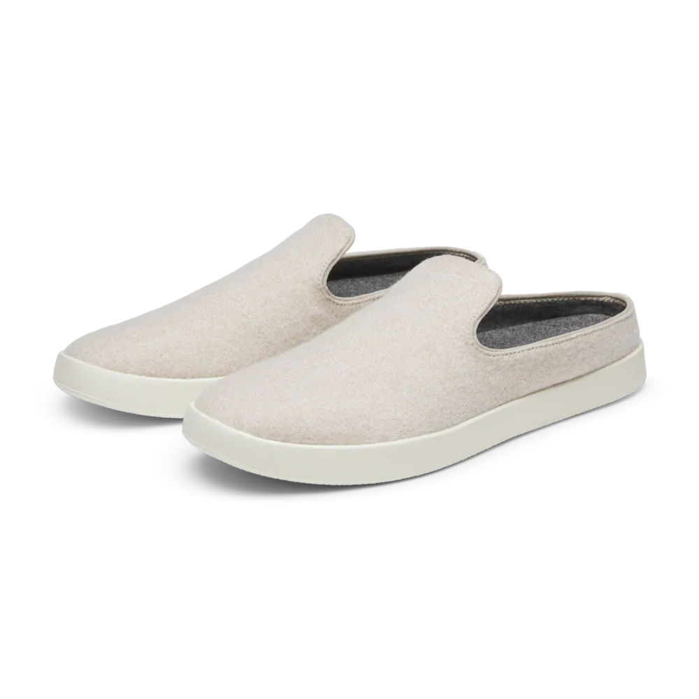 MENS WOOL LOUNGER MULE - STONY CREAM (STONY CREAM) - Image 6