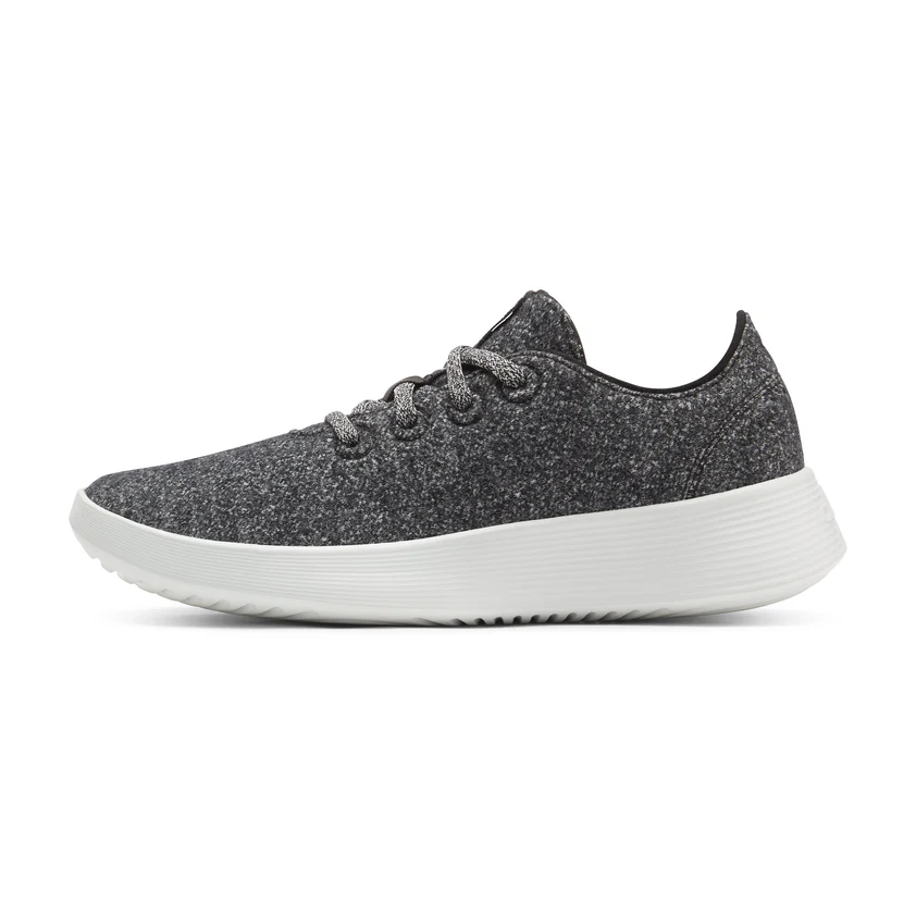 MENS WOOL RUNNER 2 - DARK GREY (LIGHT GREY) - Image 2