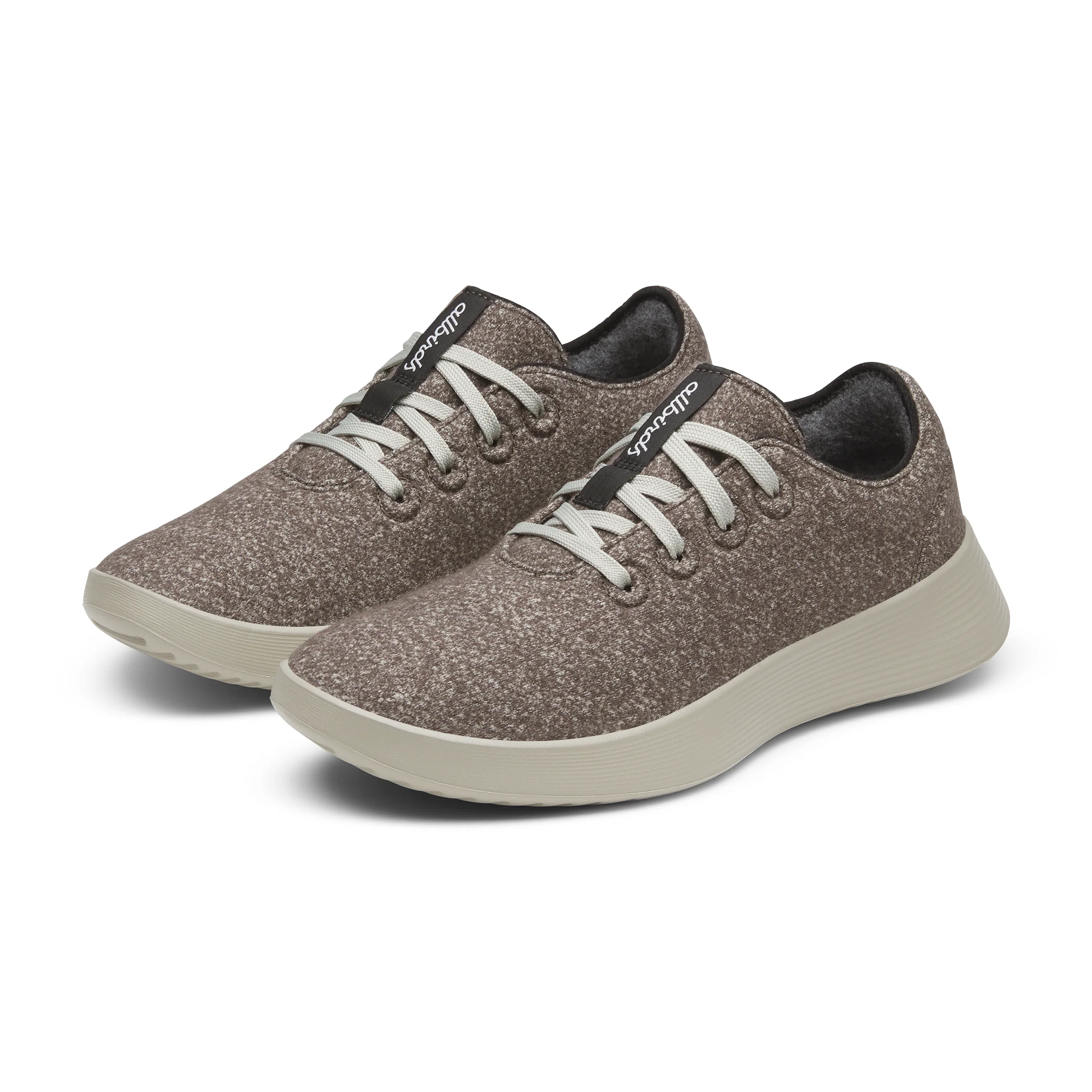 MENS WOOL RUNNER GO - RUSTIC BROWN (WTHRD GRY) - Image 7