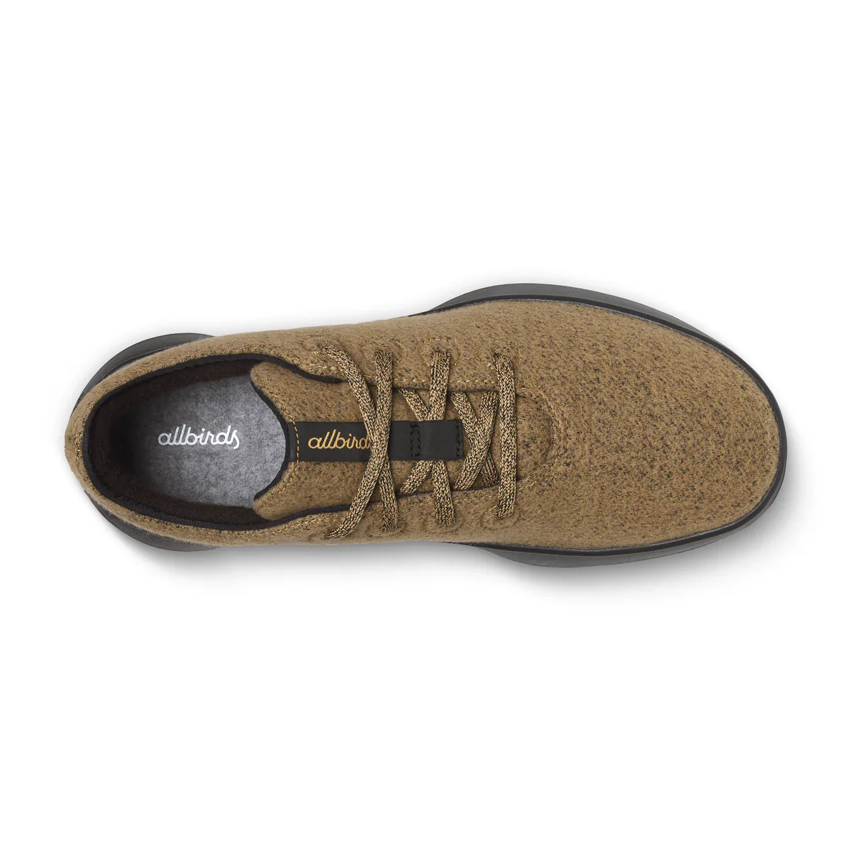 MENS WOOL RUNNER GO - STONY BEIGE (DARK GREY) - Image 4