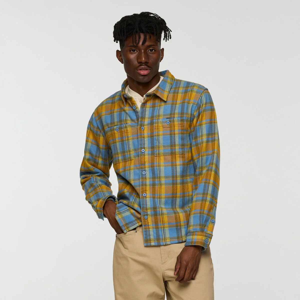 Mero Organic Flannel Shirt - FJORD AND SEED PLAID