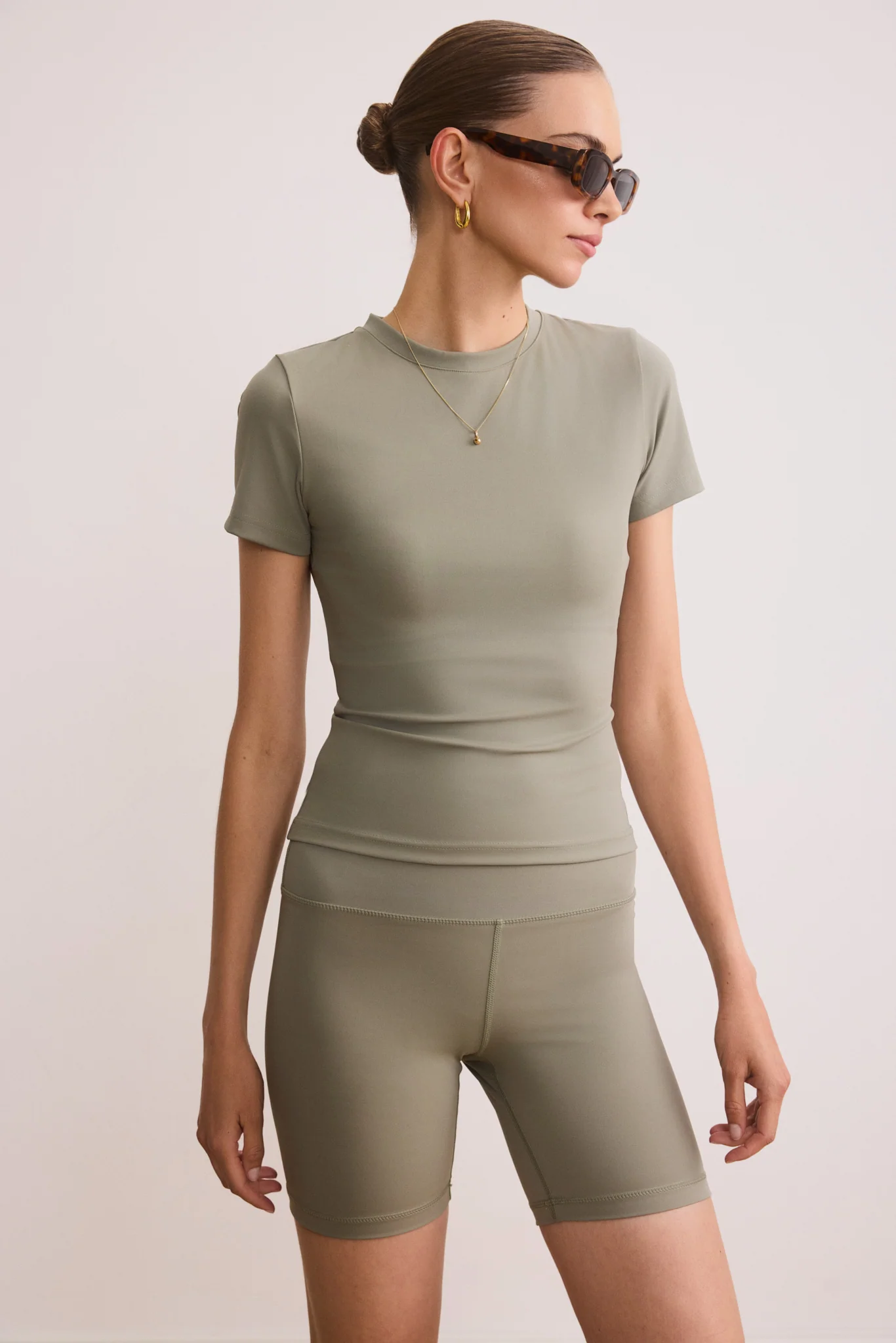 MILA LOGO SOFT TEE - OLIVE - Image 5