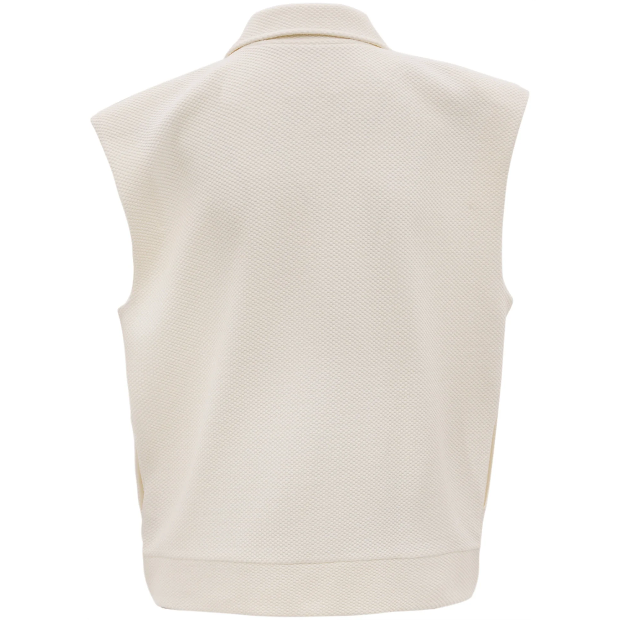 MOON CLASSIC SLEEVELESS JACKET - MARSHMELLOW - Image 3