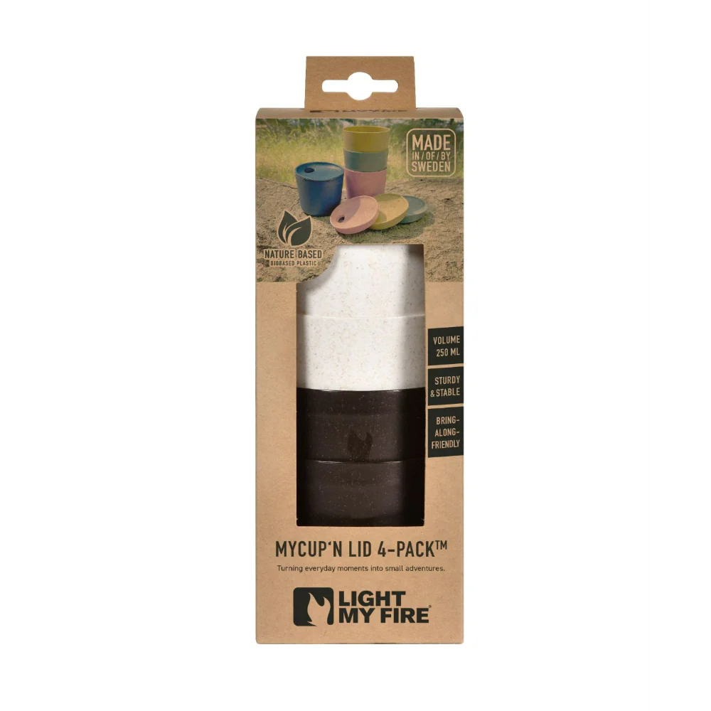 MYCUP N LID SHORT 4 PACK - COCOA / CREAM - Image 2