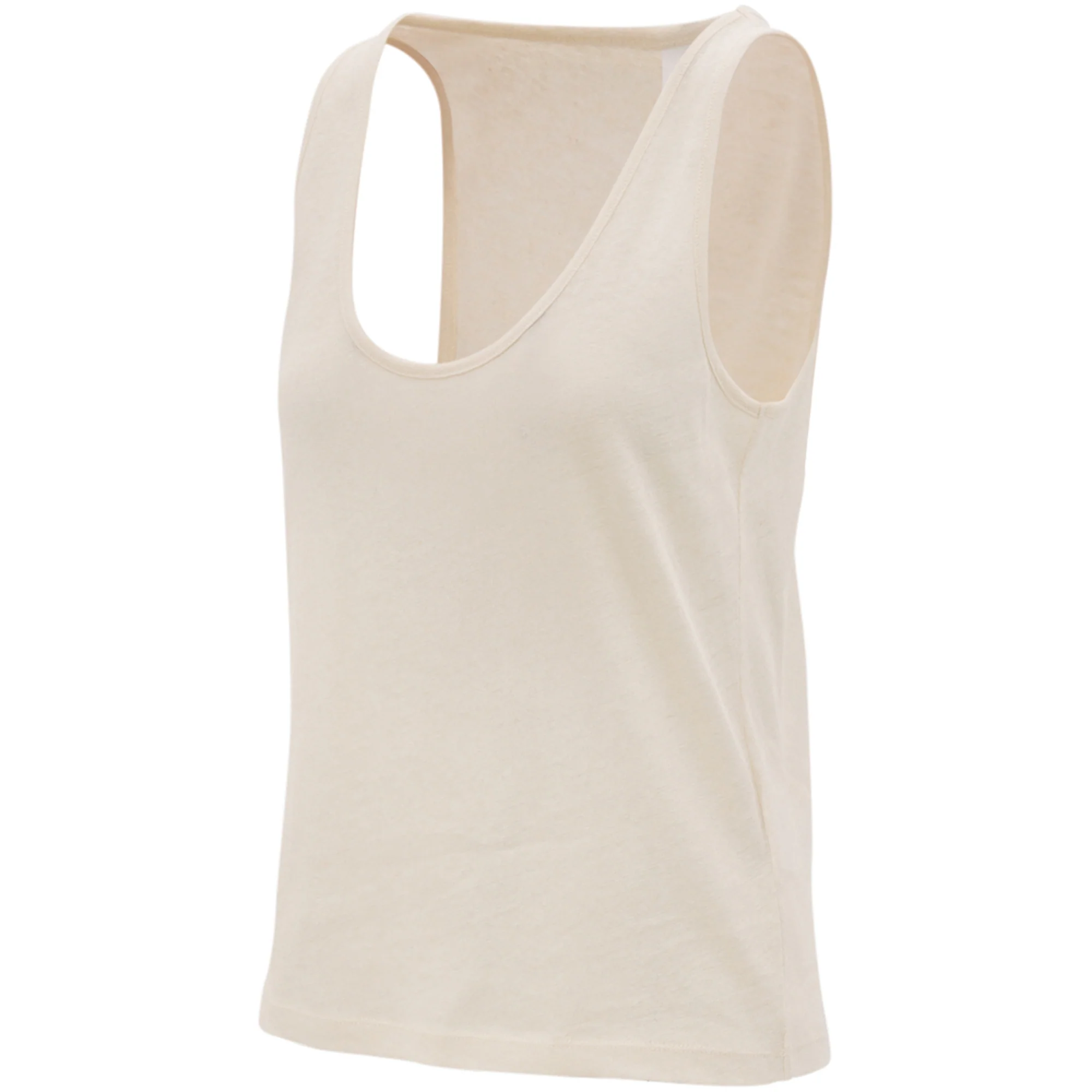 NOA LINEN TANK - MARSHMELLOW - Image 2