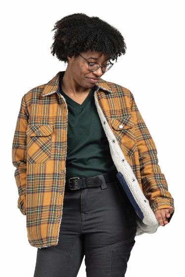 OLD SCHOOL REVERSIBLE WORK JACKET - HARVEST PLAID - Image 2