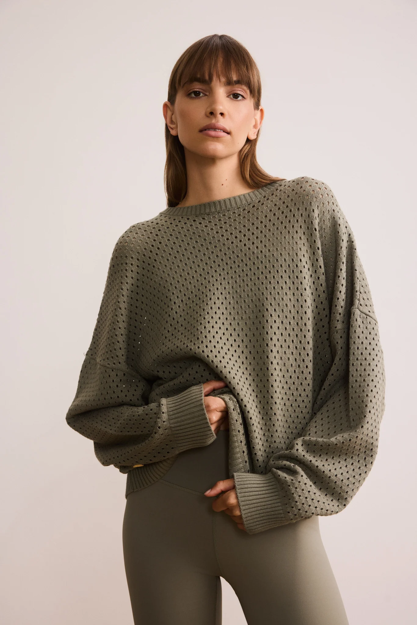 OLLY SWEATER - OLIVE - Image 5