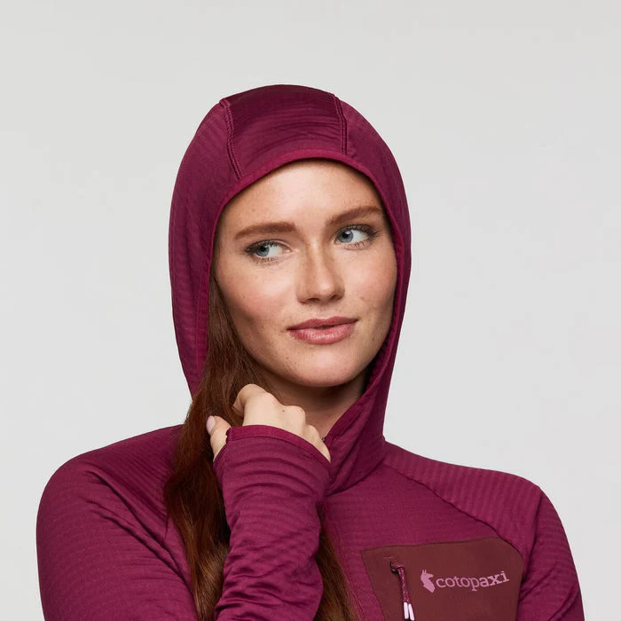 Otero Fleece Full-Zip Hooded Jacket - JAM - Image 5