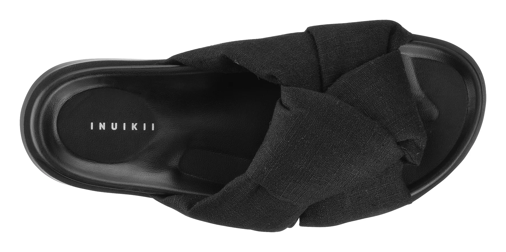 OVERSIZED LINEN KNOT - BLACK - Image 2