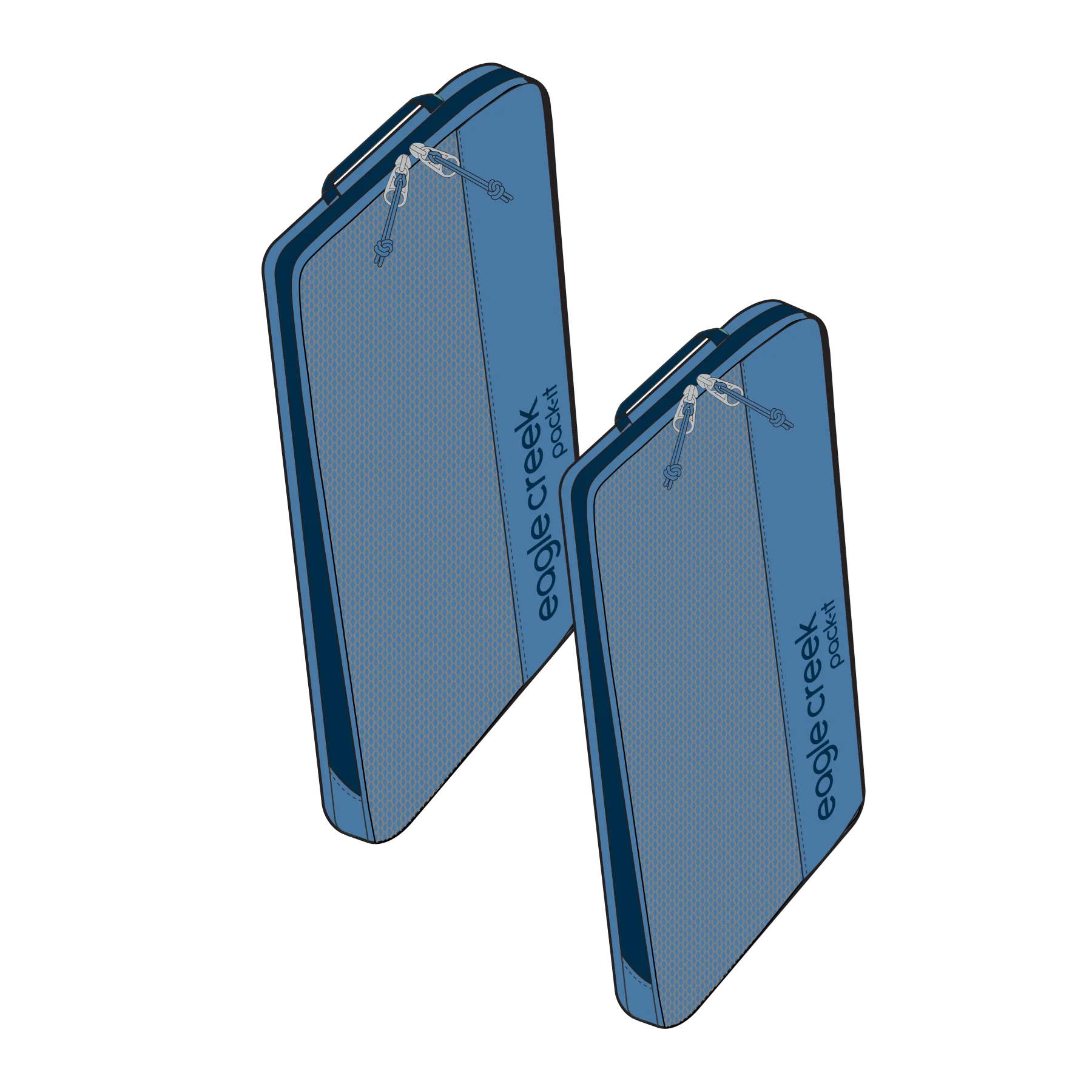 PACK-IT REVEAL COMPRESSION CUBE SET S/M - BLUE DAWN