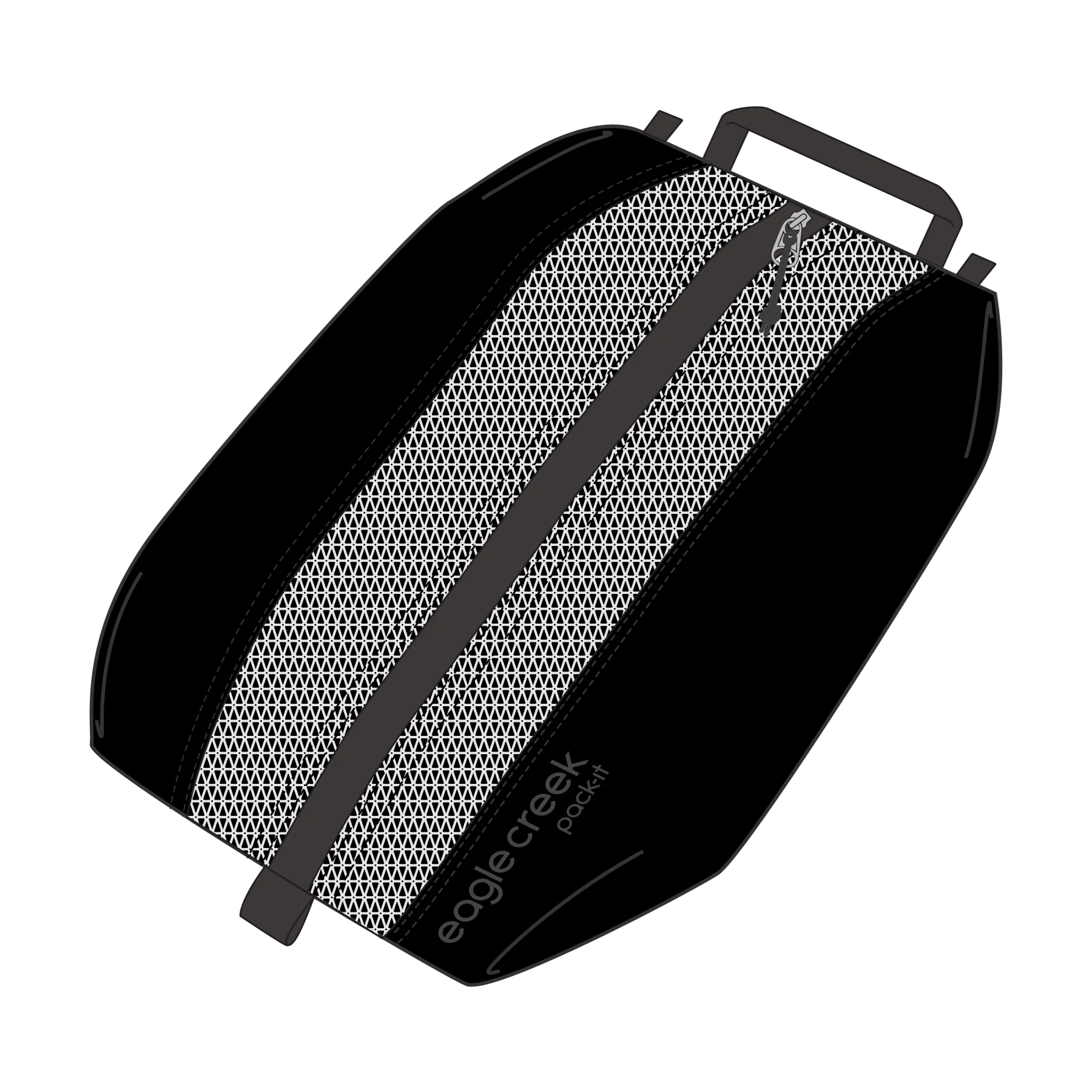 PACK-IT REVEAL SHOE SACK - BLACK