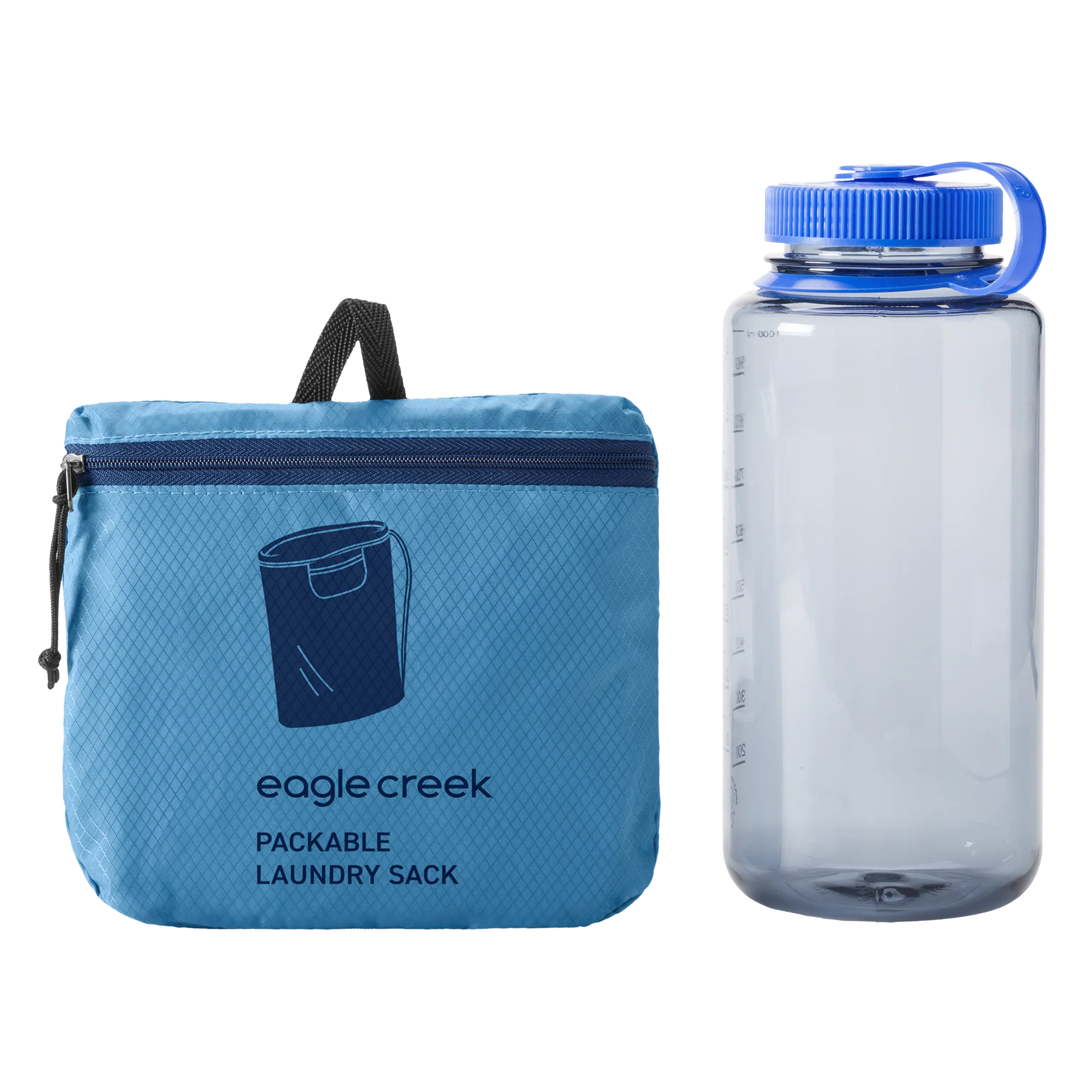PACKABLE DRAWSTRING SACK - BLUE DAWN - Image 4