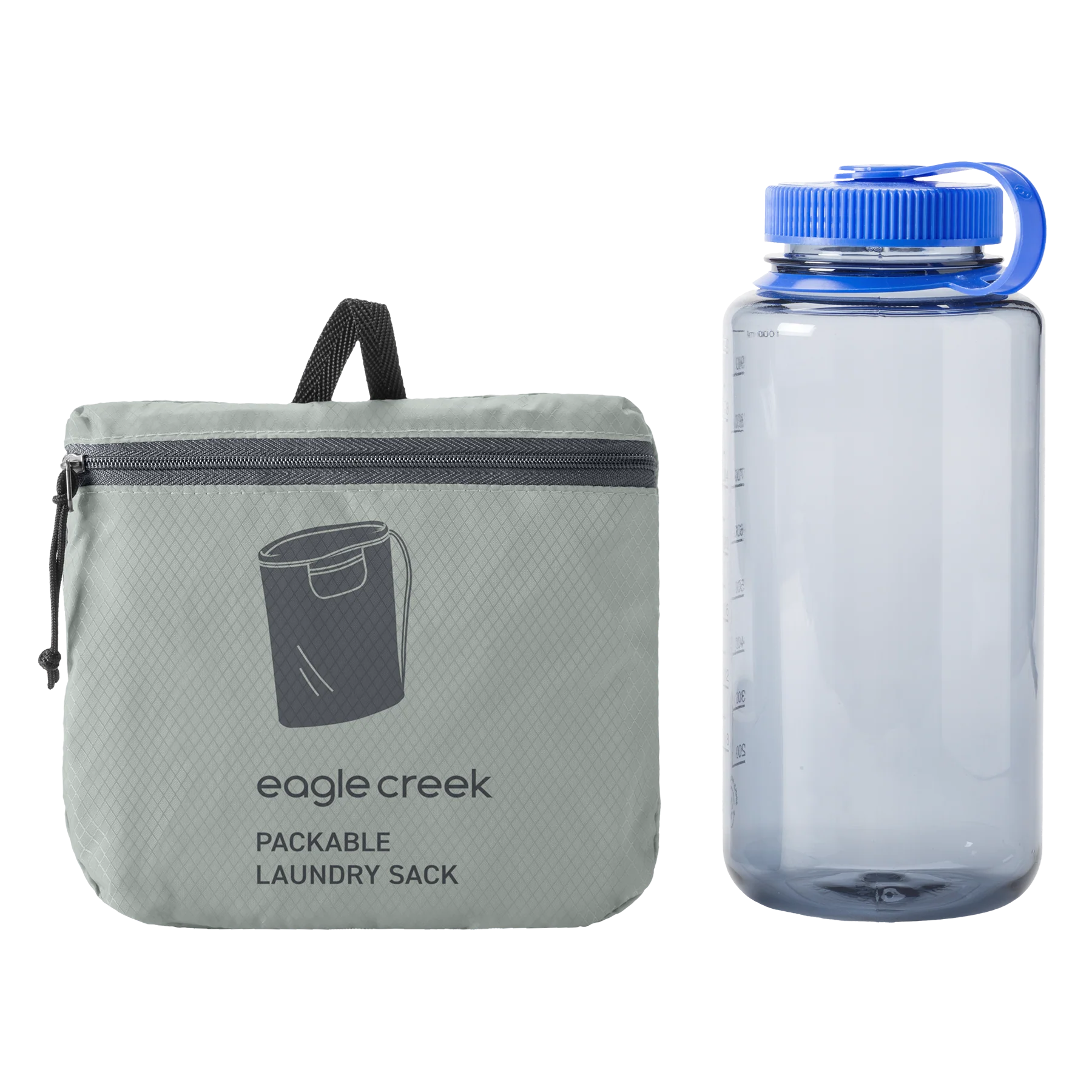 PACKABLE LAUNDRY SACK - STORM GREY - Image 4
