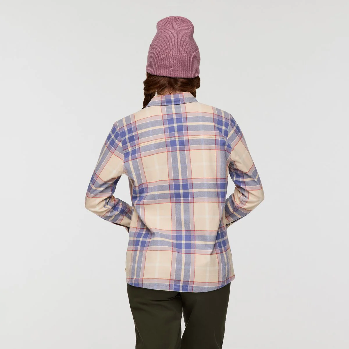 Quedo Flannel Shirt - CREAM PLAID - Image 3