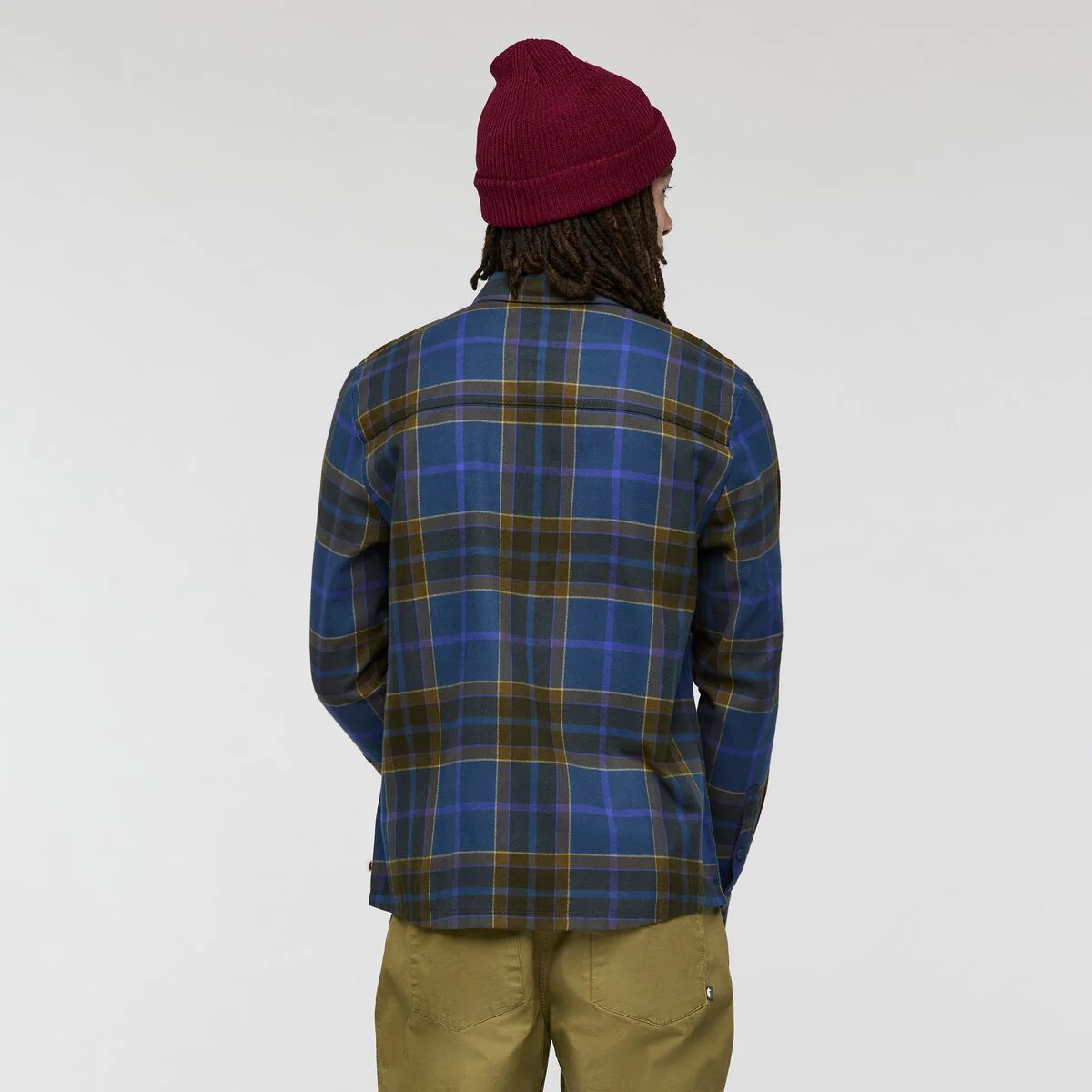 Quedo Flannel Shirt - DEEP SEA PLAID - Image 3