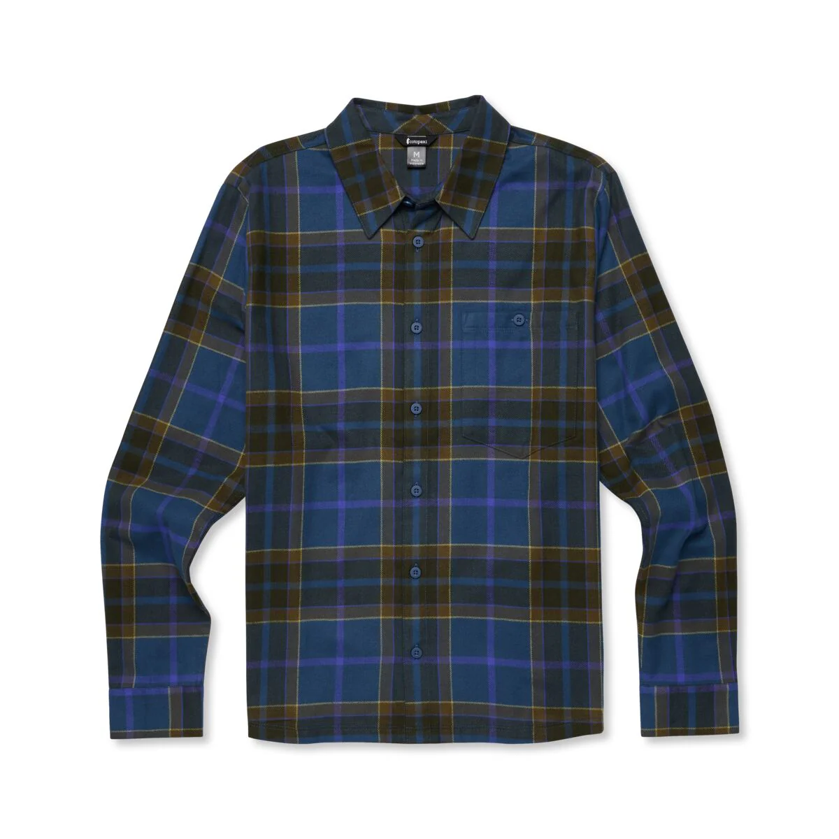 Quedo Flannel Shirt - DEEP SEA PLAID - Image 6
