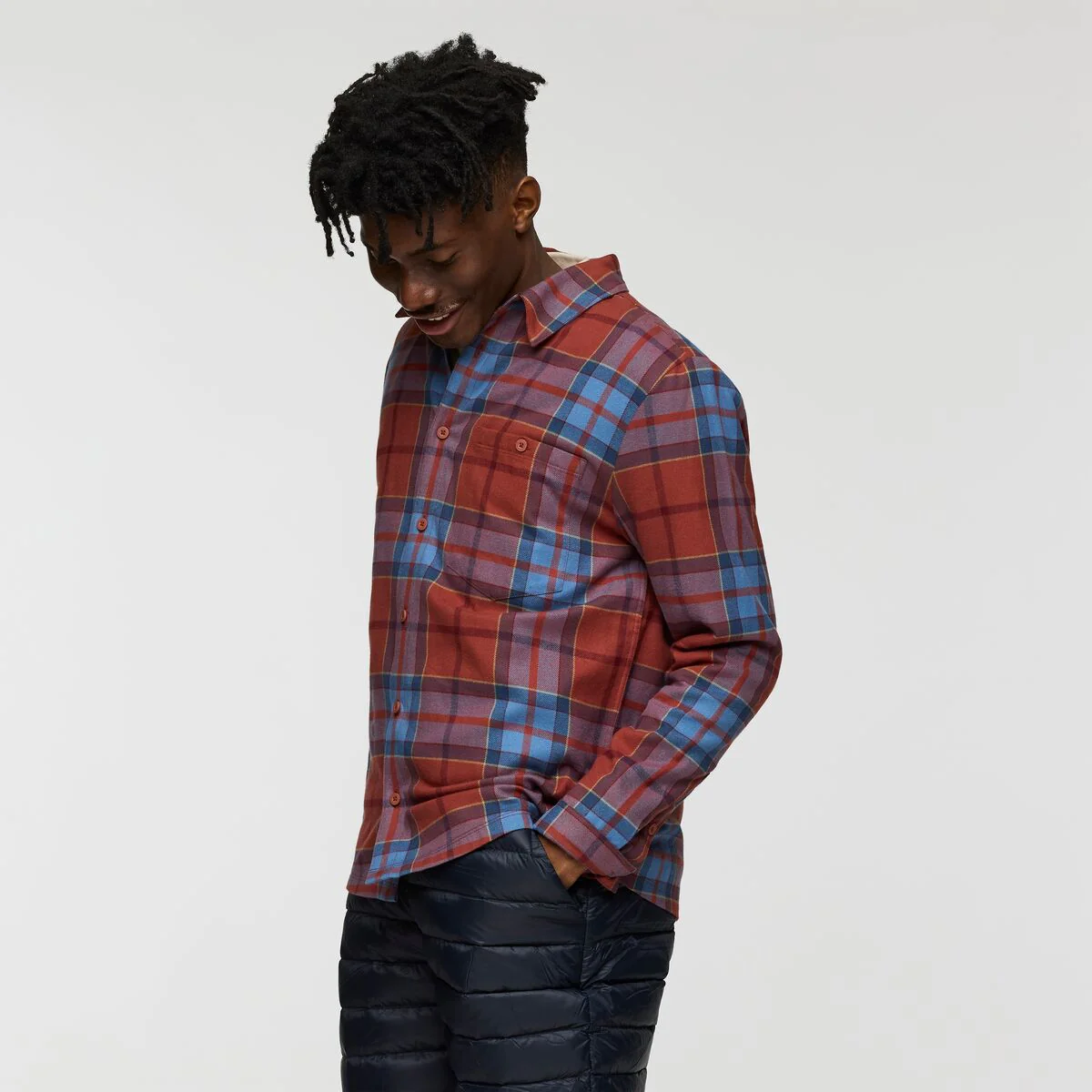 Quedo Flannel Shirt - NUTMEG PLAID - Image 2