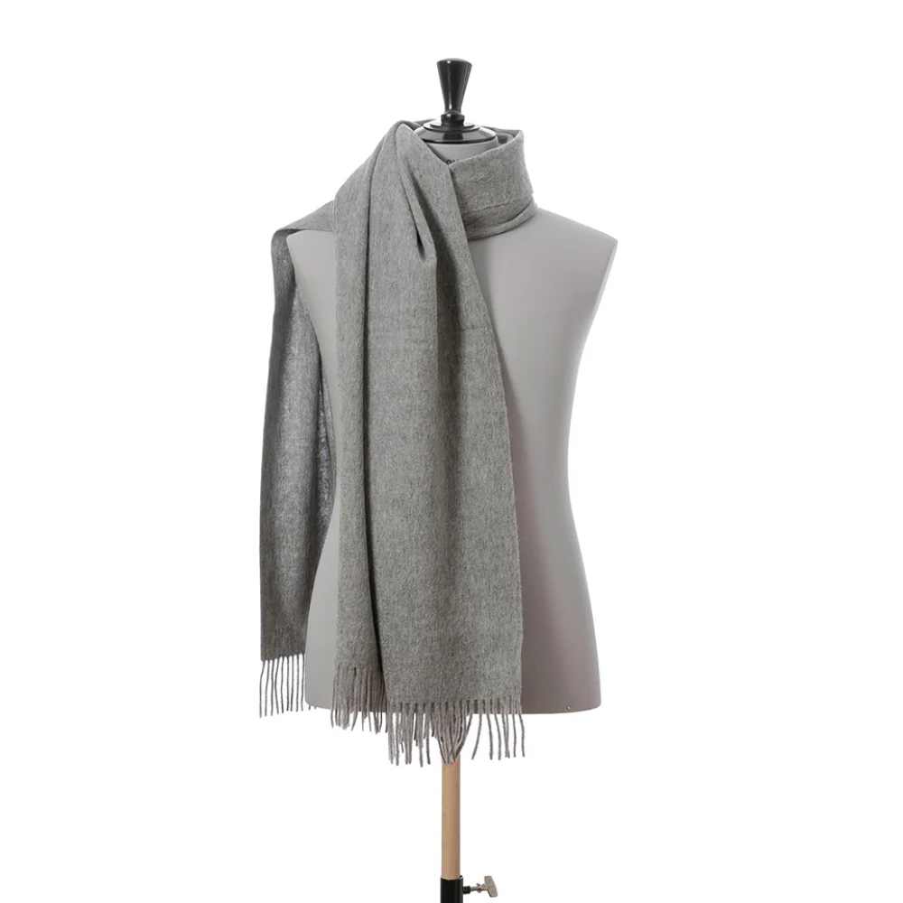RENE SCARF - GREY MELANGE - Image 2