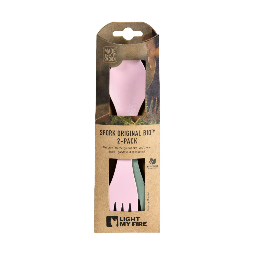 SPORK ORIGINAL 2-PACK - SANDY GREEN / DUSTY PINK - Image 2
