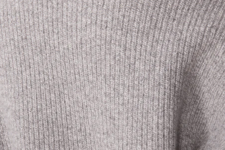 SURTEBY POLO SWEATER - GREY MELANGE - Image 4