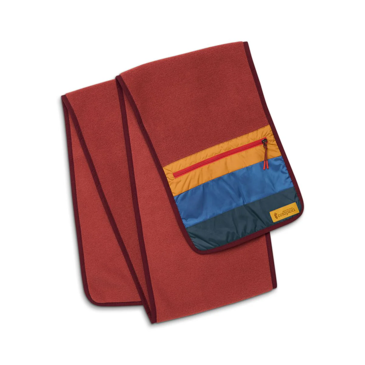 Teca Fleece Scarf - NUTMEG - Image 5