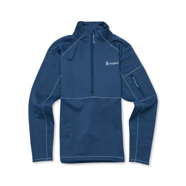 Tempa Fleece Half-Zip Pullover - DEEP SEA